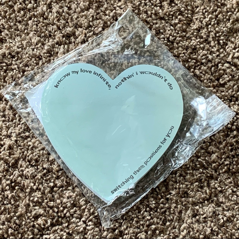 NEW Ariana Grande Positions Sticky Notes Heart